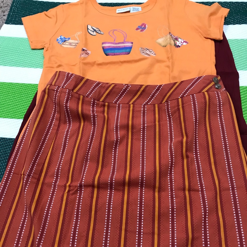 Wrap Skirt and Top